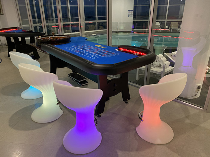 Illuminated Gaming Stools